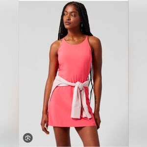 Athleta infinity dress Pink Medium Built In Romper Tennis Golf Petite